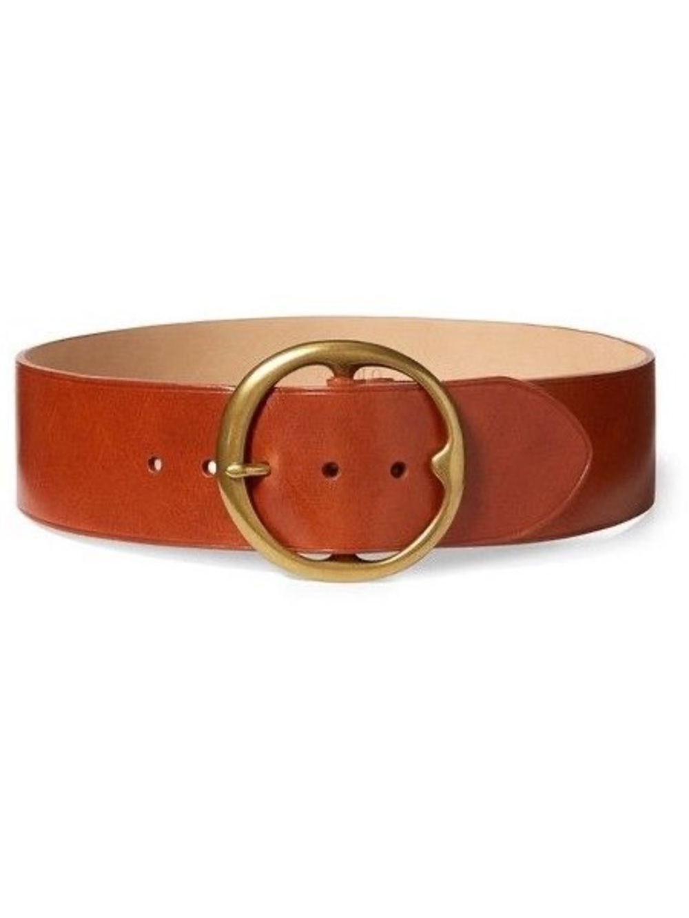 Polo Ralph Lauren Lennox Vachetta Wide Leather Belt Size S